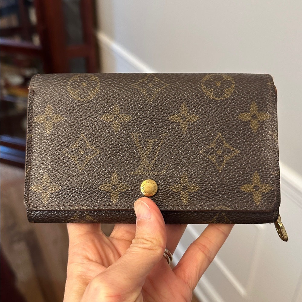Louis Vuitton Brown Monogram Canvas Wallet